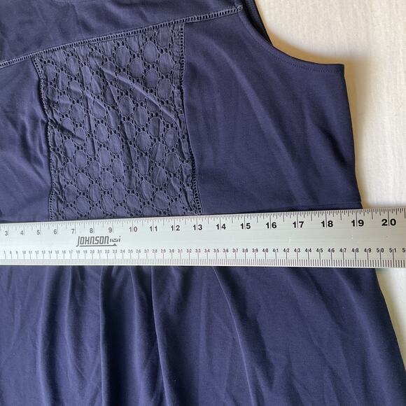 Old Navy Women Maternity Dress Size M A-Line Embroidered Sleeveless Knee Length - Picture 7 of 9